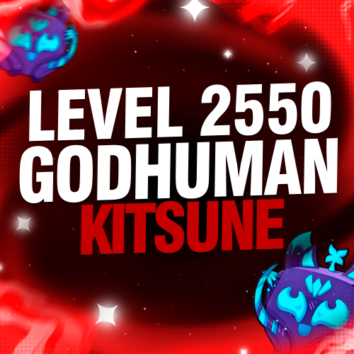 Imagem da oferta LEVEL MÁXIMO + GODHUMAN + FRUTA KITSUNE