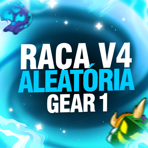 Imagem da oferta LVL MÁX + RAÇA V4 (GEAR 1) ALEATÓRIA + GODHUMAN